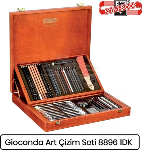 Gioconda Artist Set Ahşap Kutu Çizim Seti 8896 1DK