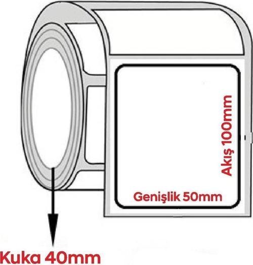 Termal Çok Amaçlı Barkod Etiketi 100x50mm (1000 li Rulo)