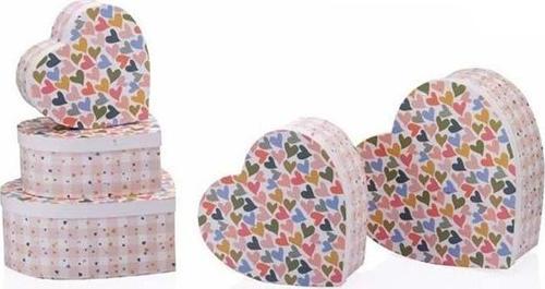 Floral Kalp 4 Nolu Kutu 190x200x85 BX6559-04