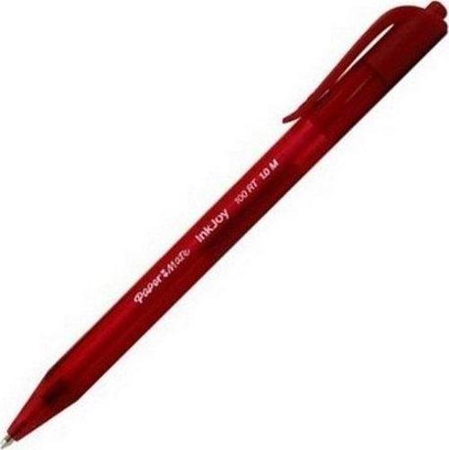 PAPER MATE INKJOY 100 RT BASMALI TÜKENMEZ KALEM KIRMIZI