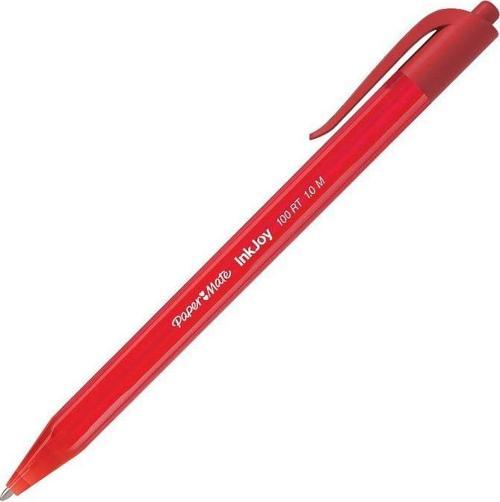 PAPERMATE 100 İNKJOY TÜKENMEZ KALEM KIRMIZI (RT 957050)