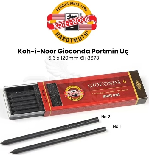 Gioconda Portmin Uç 5.6 x 120mm 6lı 8673