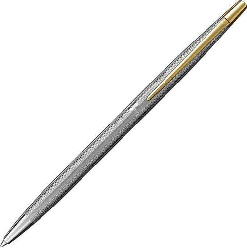 711L ÇİZGİ DESEN GOLD KROM TÜKENMEZ KALEM