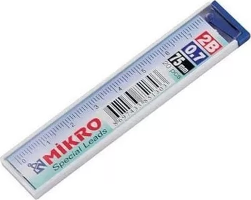 75MM CETVELLİ KURŞUN KALEM UCU 07mm