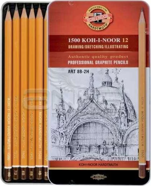 1500 Toison Dor 12 Dereceli Kalem Seti Art 8B-2H (1502/II)