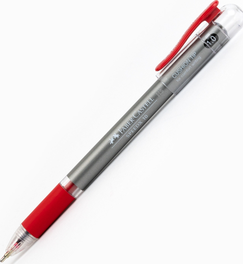FABER-CASTELL SPEEDX TÜKENMEZ KALEM 1.0 KIRMIZI (546421)