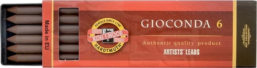 Gioconda Grafit Uç 5.6 x 120mm 6lı 4377 Light Brown Sepia