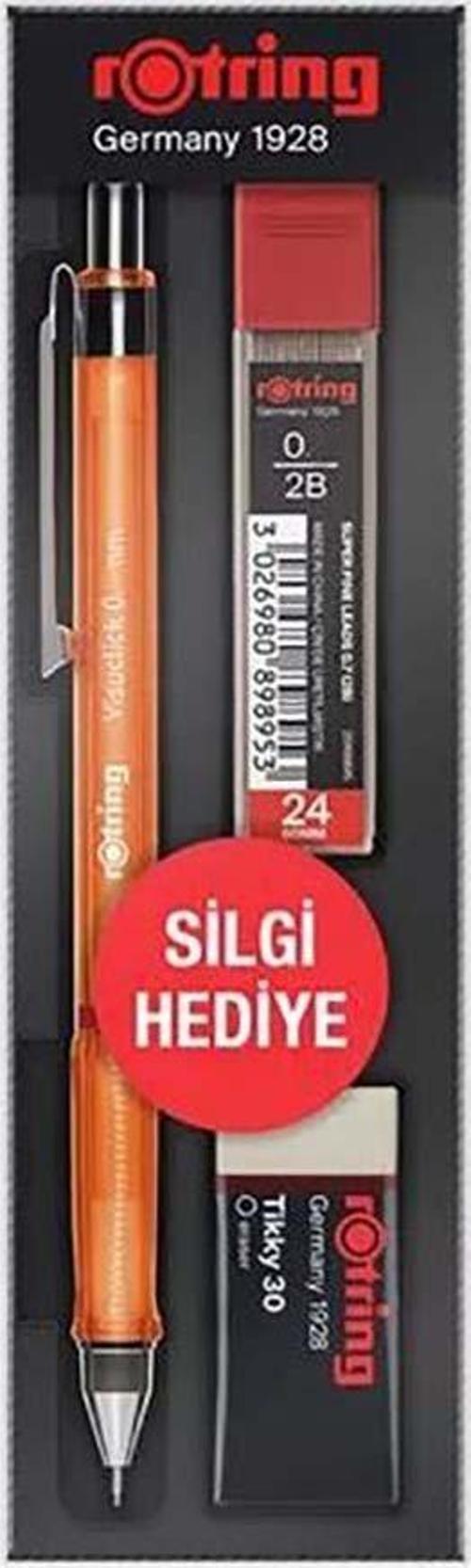 Visuclick Versatil+Min+Silgi 3’lü Okul Seti- 0.5 mm Turuncu