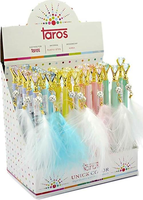 Unick Color Taşlı & Tüylü Versatil Kalem 4086