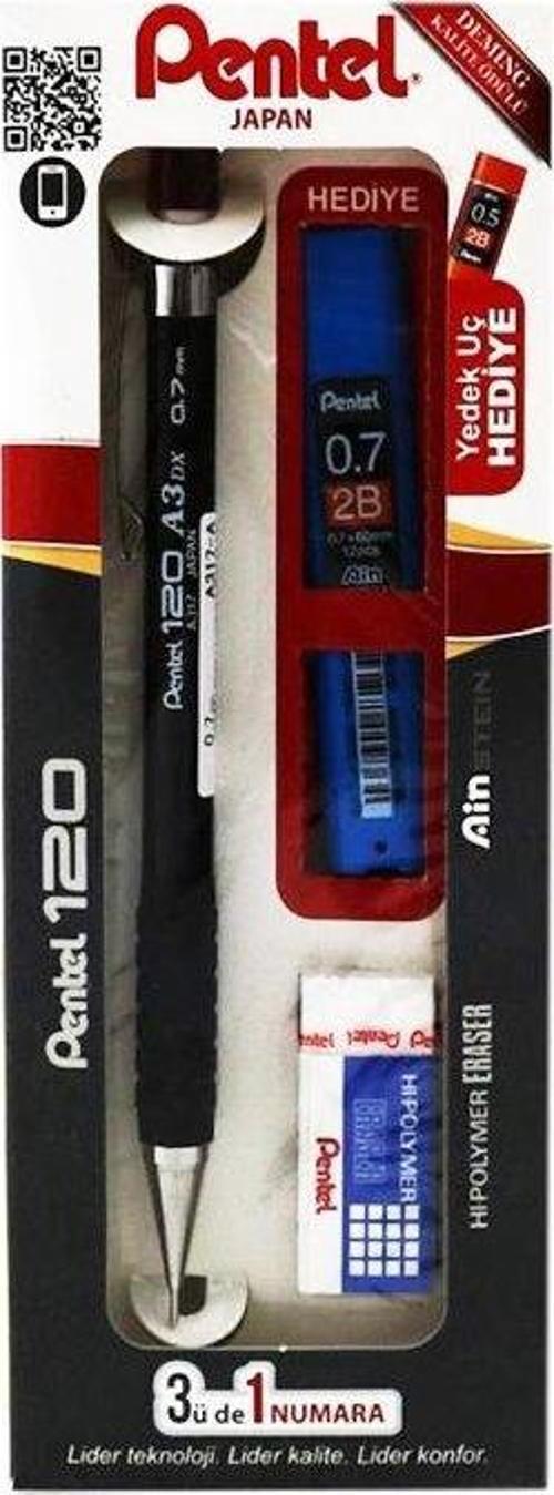 A315 VERSATİL KALEM 0.5mm+UÇ+SİLGİ SETİ