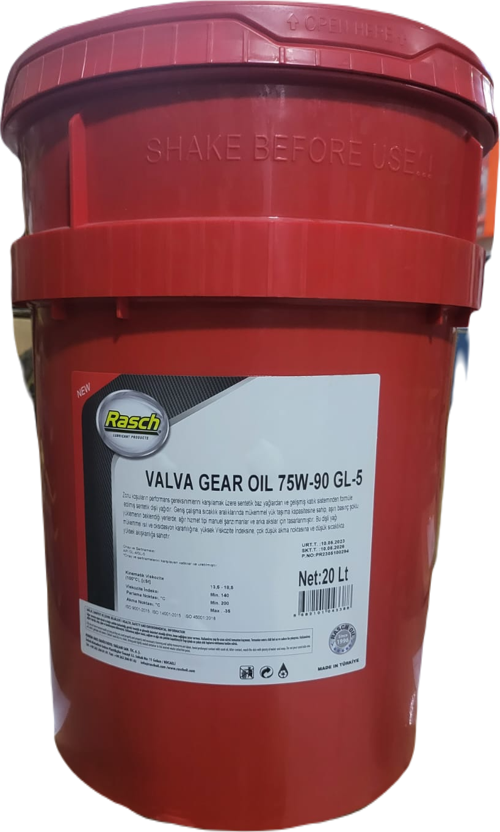 GEAR OİL 75W90 GL-5 20 LT