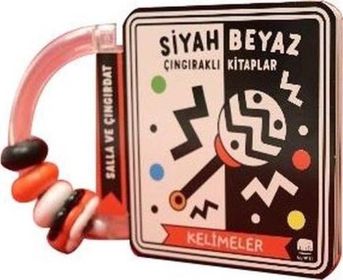 Siyah Beyaz Çıngıraklı Kitaplar - Kelimeler