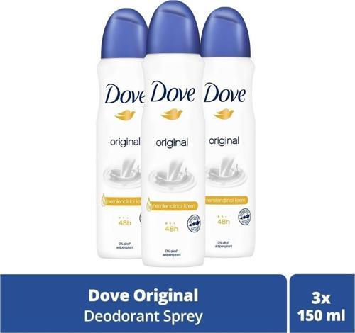 Original Kadın Sprey Deodorant 150 ML x 3