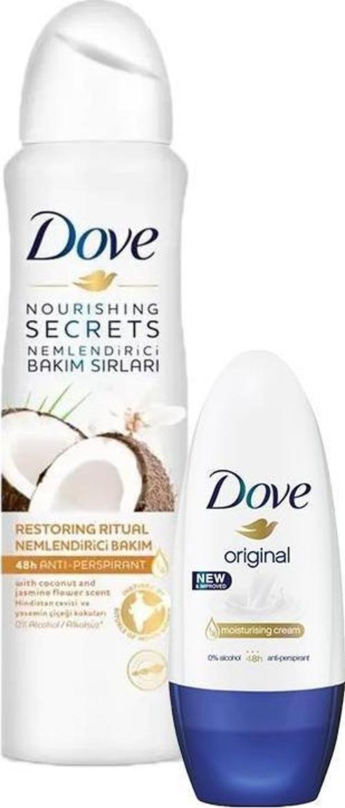 Roll-On Original ve Sprey Deodorant Hindistan Cevizi