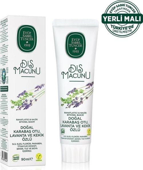 Doğal Karabaş Otu, Lavanta ve Kekik Özlü Diş Macunu 90 ml