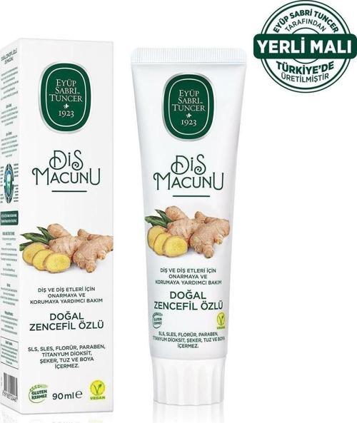 Doğal Zencefil Özlü Diş Macunu 90 ml