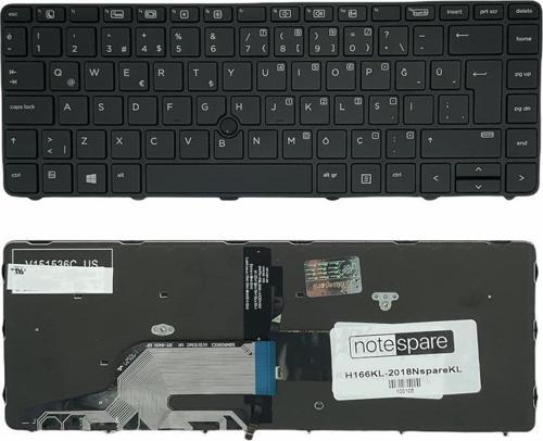 Hp ProBook 440 G4 Z3A12ES Uyumlu Işıklı Klavye Siyah TR