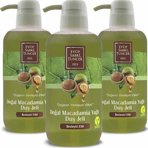 Düvenci Toptan Eyüp Sabri Tuncer Macadamia Yağlı Duş Jeli Seti 3' lü Paket