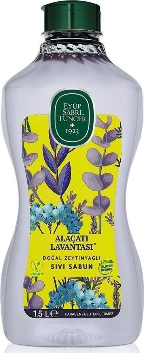 Alaçatı Lavantası  1.5 Lt Doğal Zeytinyağlı Sıvı Sabun