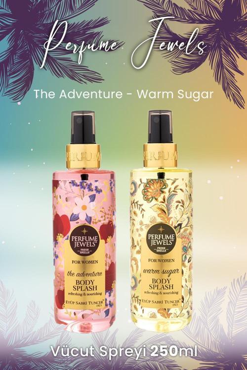 Body Splash The Adventure 250 ml ve Warm Sugar 250 ml