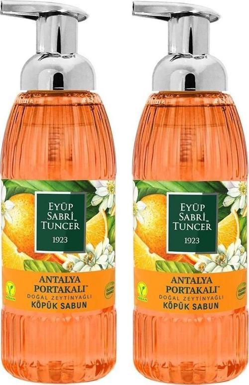 Antalya Portakalı Doğal Zeytinyağlı Köpük Sabun 500 ml x 2