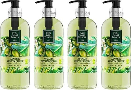 Ayvalık Zeytin Çiçeği Doğal Zeytinyağlı Sıvı Sabun 500 ml - 4 Adet