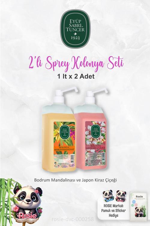 1 Litrelik Sprey Başlıklı Bodrum Mandalinası, Japon Kiraz Çiçeği ve ROSIE