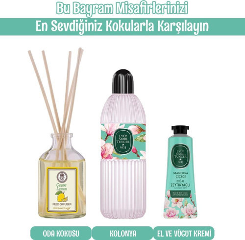 Bayram Özel Manolya Çiçeği Set