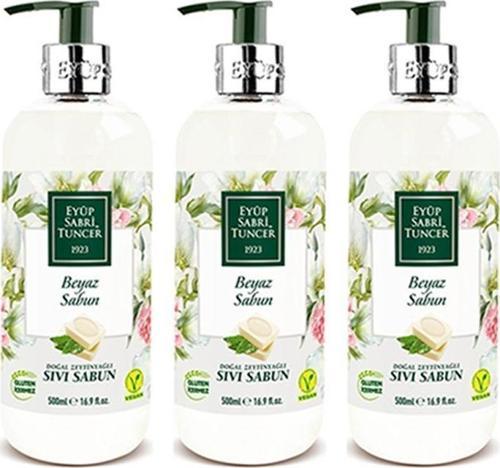 Beyaz Sabun Sıvı Sabun 500 ml x 3 Adet