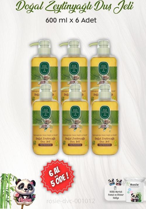 6 AL 5 ÖDE Eyüp Sabri Tuncer Doğal Zeytinyağlı Duş Jeli 600 ml ve ROSIE
