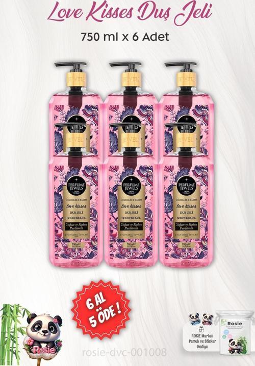 6 AL 5 ÖDE Eyüp Sabri Tuncer Love Kisses Duş Jeli 750 ml ve ROSIE