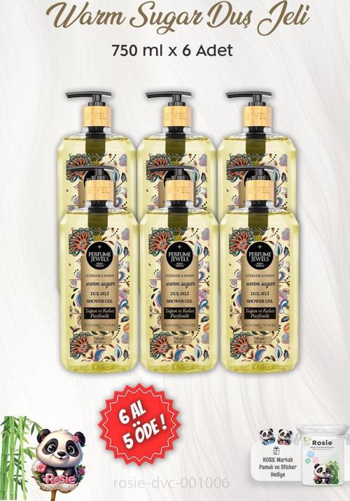 6 AL 5 ÖDE Eyüp Sabri Tuncer Warm Sugar Duş Jeli 750 ml ve ROSIE