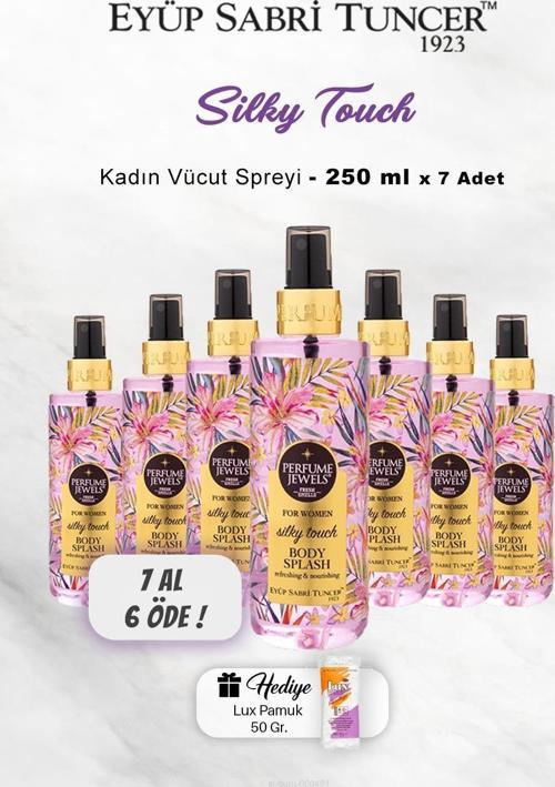 7  AL 6 ÖDE Eyüp Sabri Tuncer Vücut Spreyi Silky Touch 250 ml, Pamuk Hediyeli