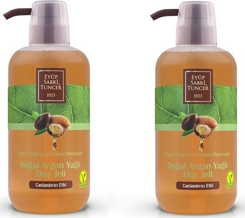 Doğal Argan Yağlı Duş Jeli 600 ml Pet Şişe X 2 Adet