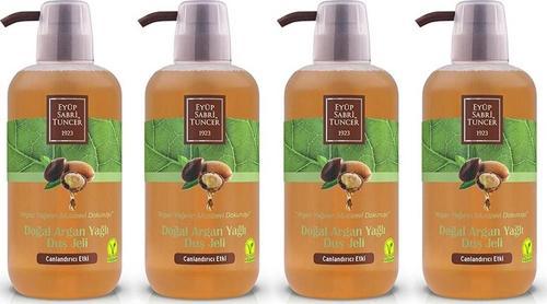 Doğal Argan Yağlı Duş Jeli 600 Ml Pet Şişe X 4 Adet