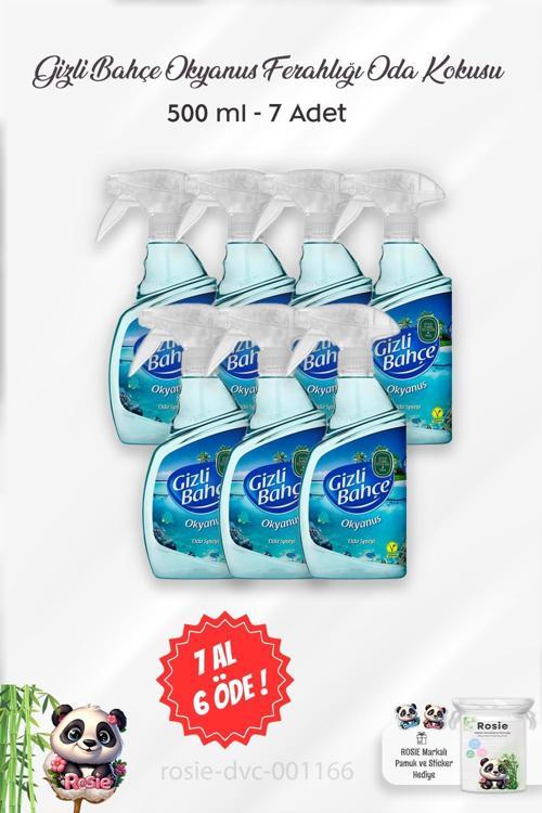 7 AL 6 ÖDE Eyüp Sabri Tuncer Gizli Bahçe Oda Kokusu Okyanus Ferahlığı 500 ml ve ROSIE