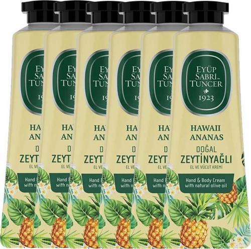 El ve Vücut Kremi Havaii Ananas 50 ml x 6