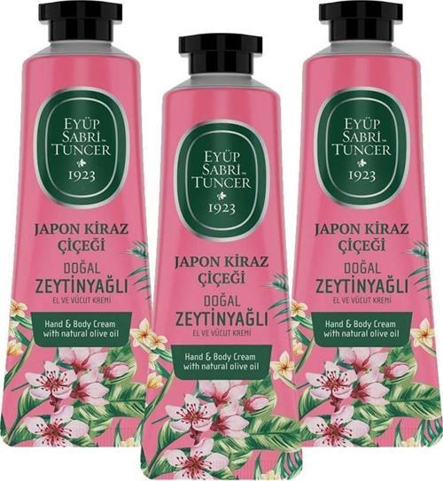 El ve Vücut Kremi Japon Kiraz Çiçeği 50 ml x 3