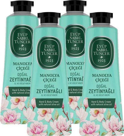 El ve Vücut Kremi Manolya Çiçeği 50 ml x 4