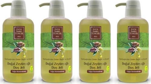 Doğal Zeytinyağlı Duş Jeli 600 ml X 4 Adet