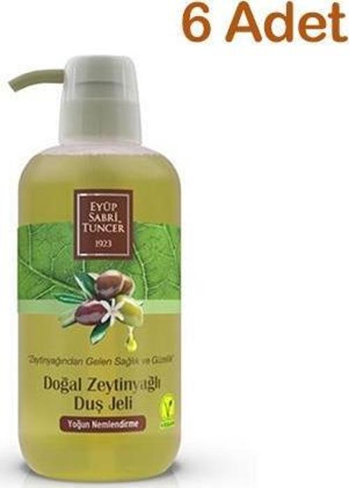 Doğal Zeytinyağlı Duş Jeli 600 ml X 6 Adet