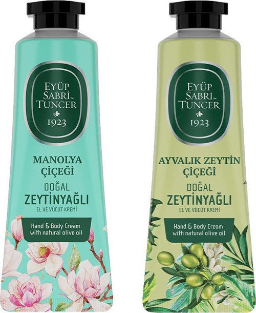 El ve Vücut Kremi Manolya Çiçeği ve Ayvalık Zeytin Çiçeği 50 ml