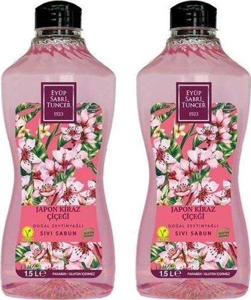 Japon Kiraz Çiçeği Sıvı Sabun 1500 ML x 2