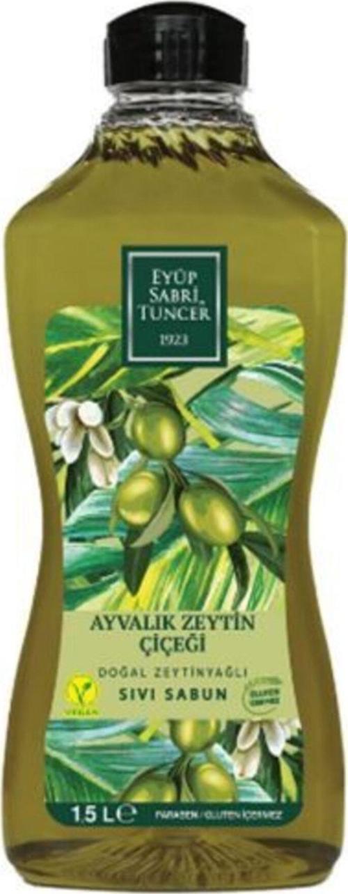 Doğal Zeytinyağlı Sıvı Sabun Ayvalık Zeytin Çiçeği 1500 ML Pet Şişe