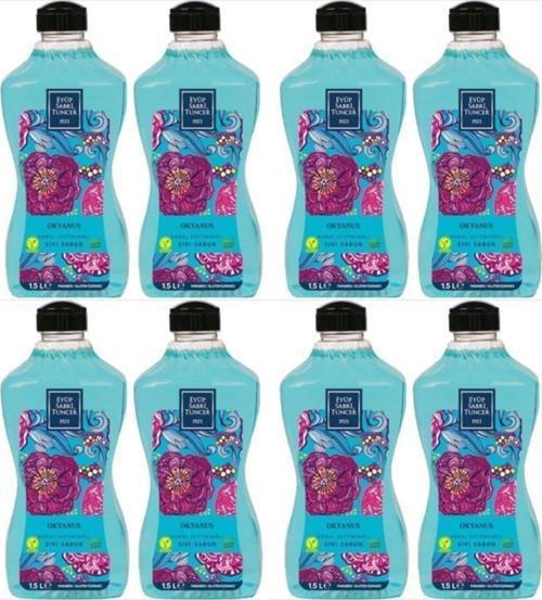 Doğal Zeytinyağlı Sıvı Sabun Okyanus 1500 ML 8 Adet