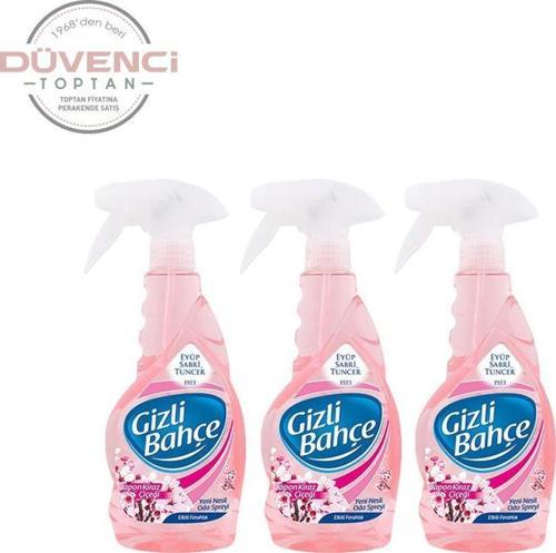 Gizli Bahçe Oda Kokusu Japon Kiraz Çiçeği 500 ml x 3