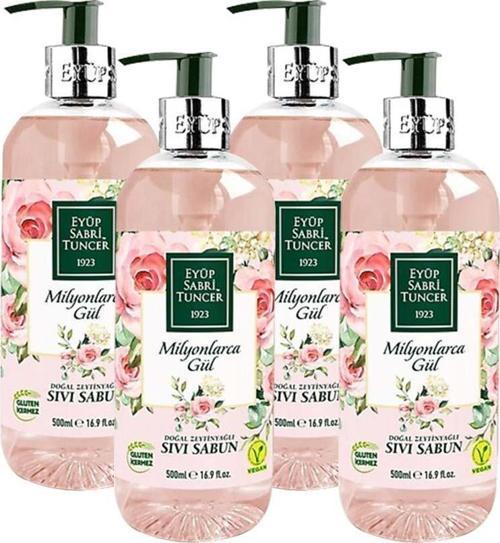 Milyonlarca Gül Sıvı Sabun 500 ml x 4