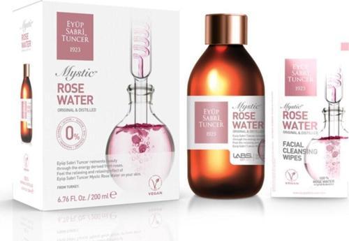 Mistik Gül Suyu Cam Şişe 200 ml ve Pj Body Splash Love Kisses 250 ml Bayan