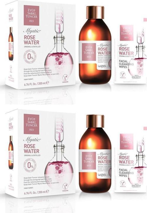 Mistik Gül Suyu Cam Şişe 200 ml x 2