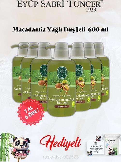Macadamia Yağlı Duş Jeli 7 AL 6 ÖDE ve Rosie Hediye
